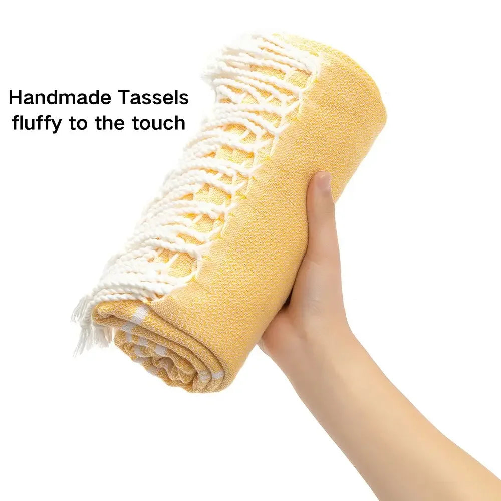 SunHatch™ Turkish Cotton Beach Towel Care